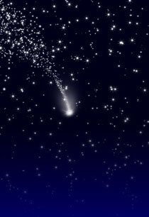 Sternschnuppen Sternschnuppen am Nachthimmel