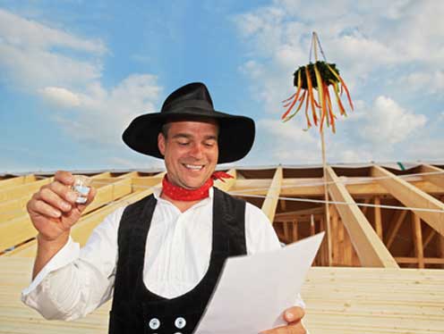 Geschenk zum Richtfest Geschenk zum Richtfest