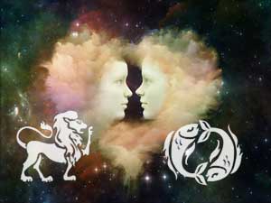 loewe-fische-klein Löwe und Fische