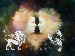 loewe-krebs-klein Löwe und Krebs