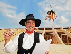 Geschenk zum Richtfest Geschenk zum Richtfest