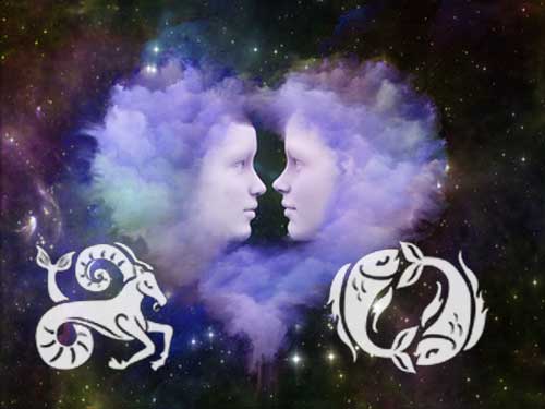 steinbock-fische Steinbock und Fische