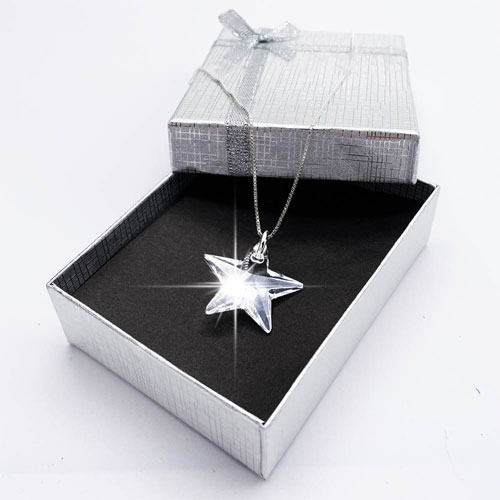 sternkette-kristallstern Sternkette mit Kristallstern