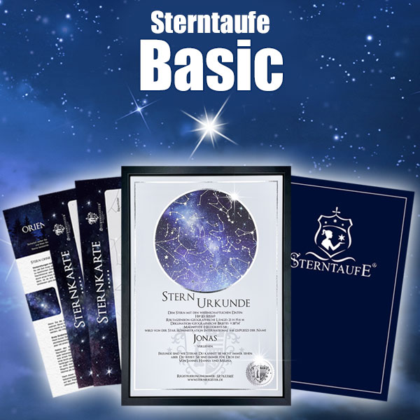 Sterntaufe Paket Basic Sterntaufe Paket Basic