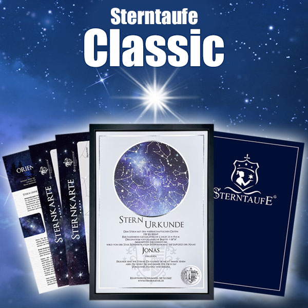 Sterntaufe Paket Classic Sterntaufe Paket Classic